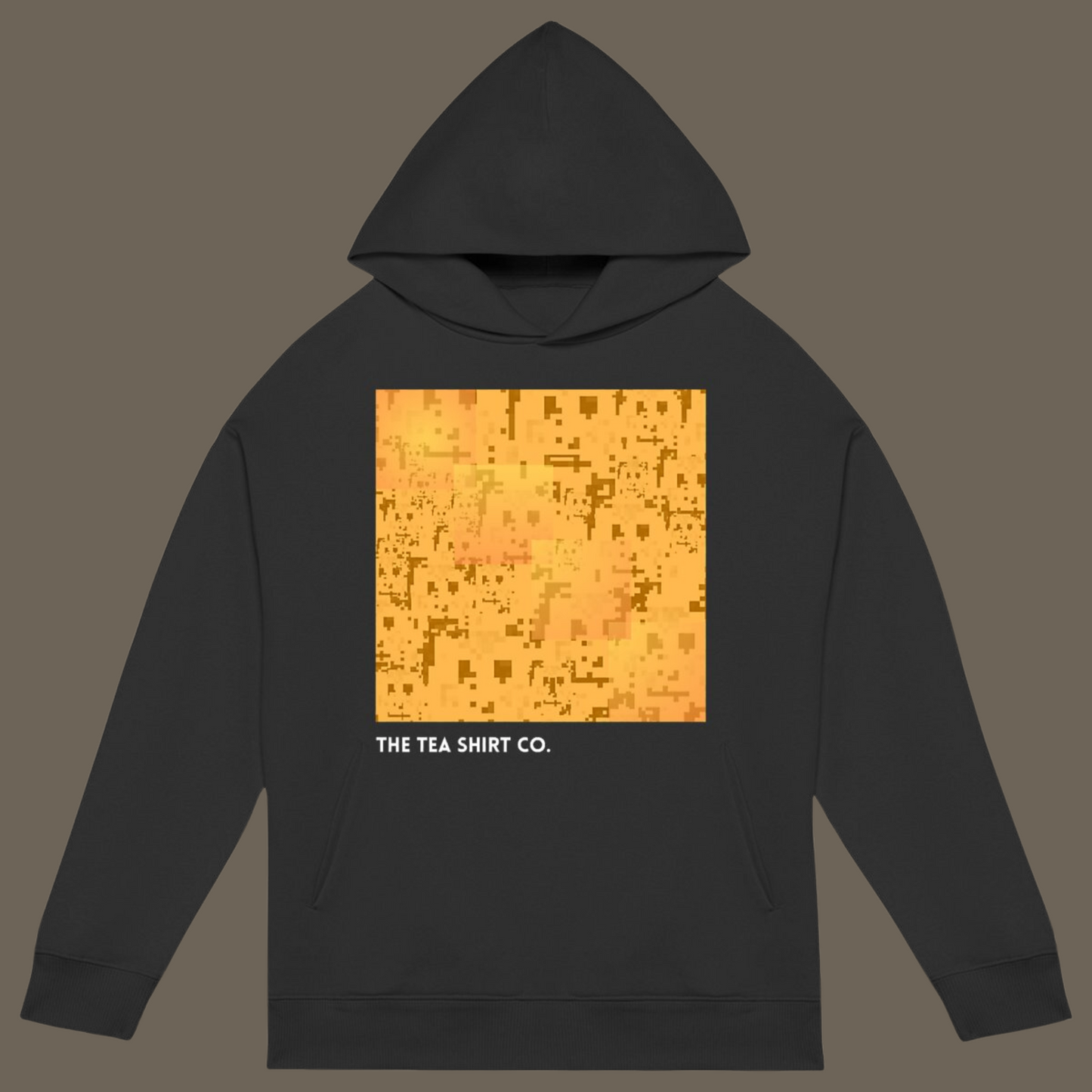 Orange Anti-AI Hoodie