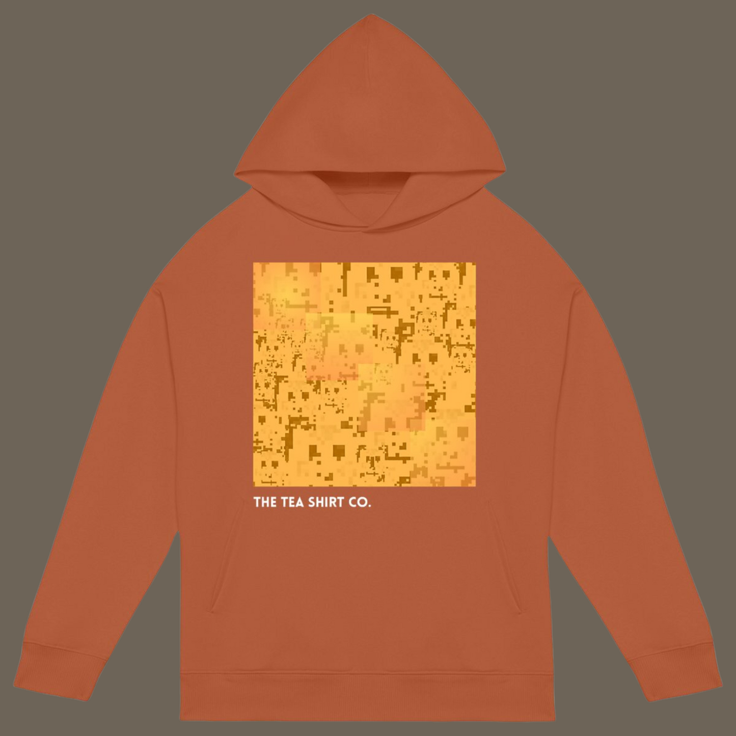 Orange Anti-AI Hoodie